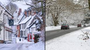 Weather warning issued as parts of the UK brace for snow