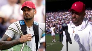 Nick Kyrgios Breaks Wimbledon’s Strict Dress Code Again For Wearing Red Hat