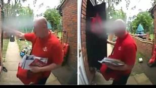 Hilarious little girl gives too much information when postman asks where mum is