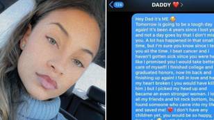 Daughter who texted her dead father’s phone every day for four years gets heartbreaking reply back