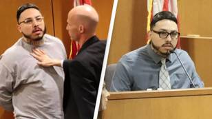 Grieving stepfather attacks stepdaughter’s killer in court during wife’s emotional testimony