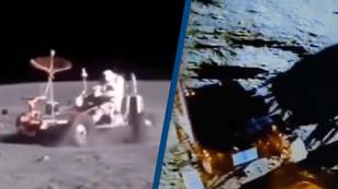 Comparison of Moon landing video from 1972 and 2023 has people shocked at which is 'clearer'