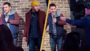 Comedian Mark Normand reveals why he was rushed off stage in bizarre incident at comedy club