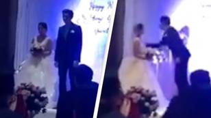 Groom interrupts his own wedding to expose his bride cheating with her brother-in-law