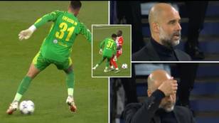 Pep Guardiola had a priceless reaction to Ederson performing a Cruyff turn 30 yards out of his goal