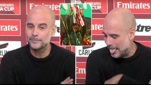 Pep Guardiola aims hilarious dig at Liverpool over Carabao Cup final celebrations