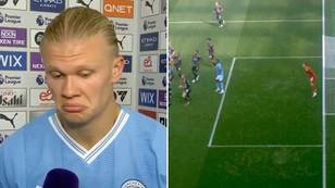 Erling Haaland gives honest response when asked about Man City's controversial goal, it's refreshing to see
