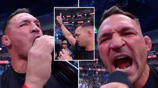 Michael Chandler cuts an unbelievable promo on Conor McGregor on Monday Night Raw in crossover first