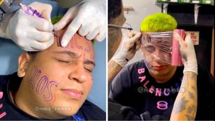 Lionel Messi fan massively regrets getting footballer's name tattooed on his forehead