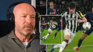 Alan Shearer's live, X-rated reaction to penalty decision in Newcastle's draw with PSG sums the whole saga up