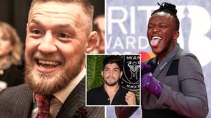 Conor McGregor says he doesn't care about 'little nerd' KSI, thinks Dillon Danis should be back doing MMA