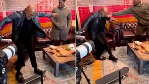 Mike Tyson attempting to skateboard with Tony Hawk is the best video you'll see today