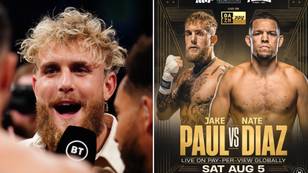 Jake Paul to face Nate Diaz in a boxing match on August 5