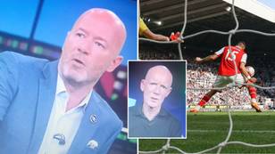 Alan Shearer loses his cool with former referee Dermot Gallagher over Newcastle penalty incident