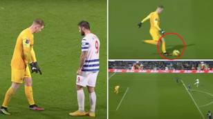 Joe Hart was forced to explain one of football's strangest rules after disallowed goal