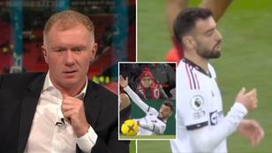Paul Scholes says he actually 'feels sorry' for Bruno Fernandes after 7-0 defeat to Liverpool
