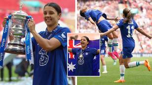 Sam Kerr scores the winner to give Chelsea third successive FA Cup in front of record crowd