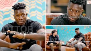 Andre Onana talking about his style of play and the role of a goalkeeper will excite Man United fans