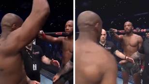 Leon Edwards' 'headshot' during introductions against Kamaru Usman is being called 'coldest' UFC moment ever