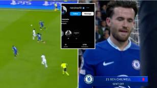 Chelsea fans think Noni Madueke has 'blamed' Marc Cucurella for Ben Chilwell's red card