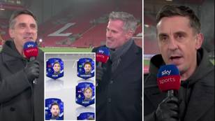 Jamie Carragher and Gary Neville name their respective FIFA 23 Team of the Years, both pundits disagree on FOUR players
