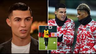 Cristiano Ronaldo snubbed Marcus Rashford when naming the three 'top professionals' in the Man Utd squad