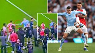 Ben White and Phil Foden had 'frosty' exchange moments before Kyle Walker's bust-up with Arsenal staff