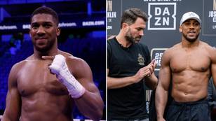Boxing fans react after Eddie Hearn reveals 'frontrunner' for Anthony Joshua's next fight