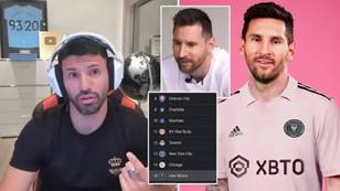 Sergio Aguero reveals what Lionel Messi said when he sent him screenshot of Inter Miami's MLS position