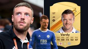 Jamie Vardy's EA Sports FC rating is being described as 'the biggest downgrade in history'