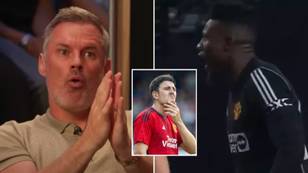 Jamie Carragher blasts Andre Onana for 'distasteful' and 'disgraceful' treatment of Harry Maguire
