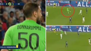 PSG Goalkeeper Gianluigi Donnarumma Receives Bizarre Yellow Card In 92nd Minute