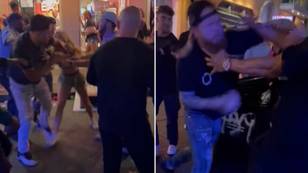 Nate Diaz's team ruthlessly jumped Chase DeMoor in the streets