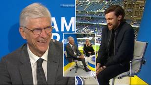 Arsenal fan Jack Whitehall was a total fanboy after realising he'd be presenting alongside Arsene Wenger