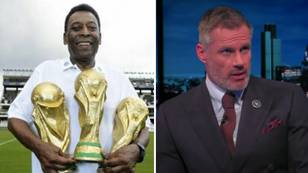 Santos Issue Damning Response To Jamie Carragher After He Says Pele's Goal Record Is A 'Myth'