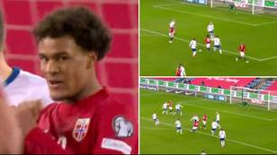 Oscar Bobb scores his first Norway goal with outrageous finish, Man City have a gem on their hands