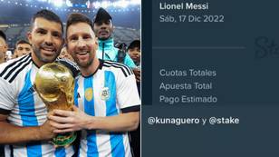 Sergio Aguero forgot about huge Lionel Messi bet which banked him £7000