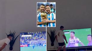 Sergio Aguero’s wholesome reaction to Lionel Messi winning the Leagues Cup goes viral