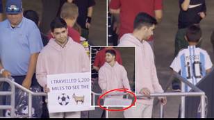 Fan devastated after travelling 1,200 miles to watch Lionel Messi only to realise he wasn't there