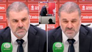 Ange Postecoglou snaps at reporter for 'questioning his integrity' after Spurs win, he was fuming