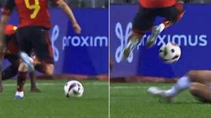 Leandro Trossard defied physics with outrageous skill during Belgium vs Azerbaijan