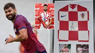 Man City's new £77 million signing Josko Gvardiol only has three shirts on his wall