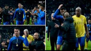 Cristiano Ronaldo involved in angry exchange with official after Al Nassr lose Riyadh Season Cup