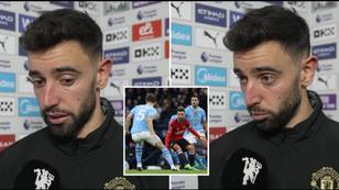 Bruno Fernandes names the one difference between Man City and Man Utd after derby defeat