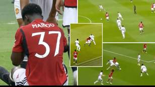 Highlights of Kobbie Mainoo's performance vs Leeds are something else, he's a serious talent