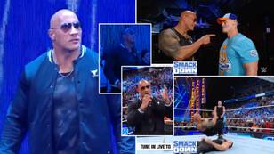 The Rock returns to WWE as wrestling legend makes incredible X-rated appearance on SmackDown