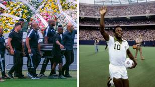 Pelé has been buried at cemetery that will look out over the pitch that made him famous
