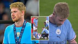 Kevin De Bruyne could miss the start of Premier League season after snapping his hamstring