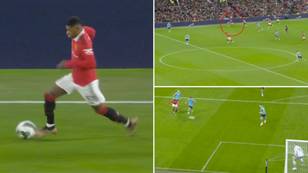 Marcus Rashford just scored one of the best goals of his career so far, he's unstoppable right now