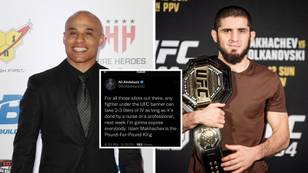 Islam Makhachev's manager deletes tweet after mistakingly claiming fighters can take 2-3 litres of IV